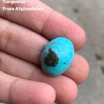 27.30ct Afghan Turquoise Cabochon: A Stone of Grace and Presence