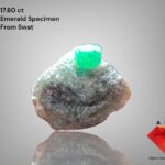 Elegant 17.60-Carat Emerald Specimens: Striking Beauty in a Unique Shape
