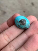 27.30ct Afghan Turquoise Cabochon: A Stone of Grace and Presence - Image 4