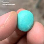 5.15 ct Afghan Turquoise Cabochon: A Closer Look