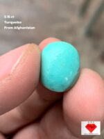 5.15 ct Afghan Turquoise Cabochon: A Closer Look