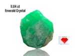 11.64ct Swat Emerald Crystal – Vivid Natural Beryl from the Mountains (14x13x11mm)