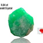 11.64ct Swat Emerald Crystal – Vivid Natural Beryl from the Mountains (14x13x11mm)