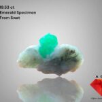A 19.53-Carat Emerald Specimen from Swat Valley: Balance Between Mass and Form