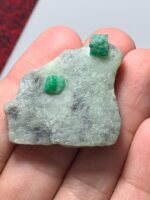 90.30ct Swat Emerald Specimen – Elegant Plate-Like Crystal with Vibrant Green - Image 7
