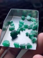 A Closer Look at a 30.65 ct Swat Emerald Rough Lot - Image 2
