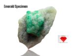69.70ct Swat Emerald Specimen – Natural Clarity and Striking Green in Crystal Form