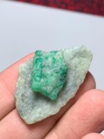 69.70ct Swat Emerald Specimen – Natural Clarity and Striking Green in Crystal Form - Image 6