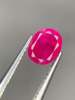 Faceted Afghan Ruby Gemstone: 0.695ct Vivid Red, Natural Charm - Image 10