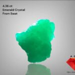 4.36 ct Natural Emerald Crystal from Swat Valley – Compact Elegance with Solid Form