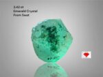 Discovering the Beauty of a 2.42ct Emerald Crystal: Size, Sparkle, and Significance