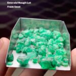 A Rare and Majestic Swat Valley Emerald Rough Lot – 52.20 Carats