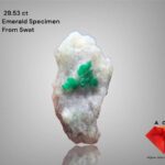Confident Proportions: A 29.53-Carat Emerald Specimen from Swat Valley