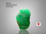 Balance and Brilliance: 2.80-Carat Emerald Crystal from Swat Valley