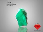 The Graceful Allure of a 3.45 ct Emerald Crystal