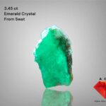The Graceful Allure of a 3.45 ct Emerald Crystal