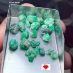 36.67ct Swat Emerald Rough: Nature’s Green Treasure