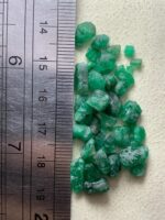 33.60ct Swat Emerald Rough Lot – Natural Green Crystals Avg. 10.84 x 6.58 x 5.81mm - Image 3