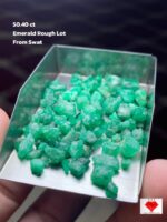 Elegant 50.40 ct Emerald Rough from Swat