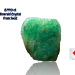 8.440ct Swat Emerald Crystal – Natural Untreated Gem (12.18 x 11.20 x 8.82mm)
