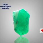 2.80ct Swat Emerald Crystal – Elegant Shape, Natural Beauty, Timeless Appeal