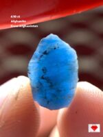 4.10 Carat Afghanite Crystal – Brilliant Blue from Afghanistan