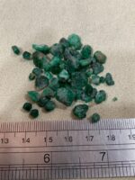 Striking 49.45ct Swat Emerald Rough Lot - Image 14