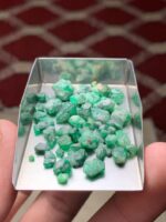 Striking 49.45ct Swat Emerald Rough Lot - Image 6