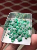 Striking 49.45ct Swat Emerald Rough Lot - Image 8