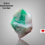 32.00ct Swat Emerald Specimen – Natural Crystal, Striking Form