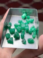 34 ct Emerald Rough Lot – Swat Origin (7.27 × 7.14 × 6.47 mm) - Image 11