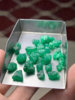 34 ct Emerald Rough Lot – Swat Origin (7.27 × 7.14 × 6.47 mm) - Image 12