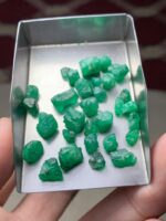 34 ct Emerald Rough Lot – Swat Origin (7.27 × 7.14 × 6.47 mm) - Image 13