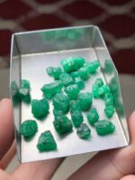 34 ct Emerald Rough Lot – Swat Origin (7.27 × 7.14 × 6.47 mm) - Image 2