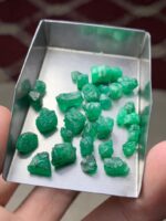 34 ct Emerald Rough Lot – Swat Origin (7.27 × 7.14 × 6.47 mm) - Image 4