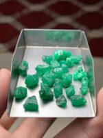 34 ct Emerald Rough Lot – Swat Origin (7.27 × 7.14 × 6.47 mm) - Image 7