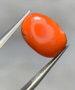 4ct Natural Coral Gemstone: Jewelry Making Stone (12.67mm) - Image 2