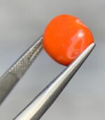 4ct Natural Coral Gemstone: Jewelry Making Stone (12.67mm) - Image 4
