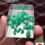 37.55 ct Natural Emerald Rough Lot – Swat Valley