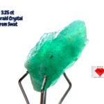 Sleek and Striking: 3.25ct Swat Emerald Crystal with Elegant Natural Form