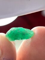 Sleek and Striking: 3.25ct Swat Emerald Crystal with Elegant Natural Form - Image 2