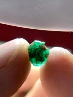 1.67ct Swat Emerald Crystal – Untreated Natural Green Gemstone (7.30 x 8.06 x 5.07 mm) - Image 7
