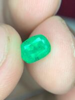 0.78ct Panjshir Emerald – Natural Faceted Green Gemstone - Image 2