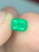 0.78ct Panjshir Emerald – Natural Faceted Green Gemstone - Image 3