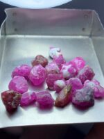 43.45ct Afghan Ruby Rough Lot – Natural Untreated Gemstones (8.89 × 8.43 × 4.65 mm) - Image 3