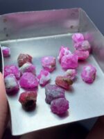 43.45ct Afghan Ruby Rough Lot – Natural Untreated Gemstones (8.89 × 8.43 × 4.65 mm) - Image 6