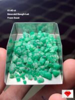 Balanced Strength: 61.40 ct Emerald Rough Lot from Swat Valley