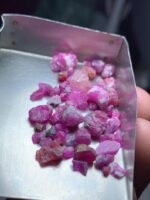 39.90ct Afghan Ruby Rough Lot – Vivid Red Crystals with Natural Beauty & Form - Image 2