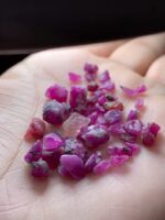 39.90ct Afghan Ruby Rough Lot – Vivid Red Crystals with Natural Beauty & Form - Image 7
