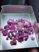 39.90ct Afghan Ruby Rough Lot – Vivid Red Crystals with Natural Beauty & Form - Image 8
